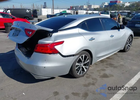 2018 Nissan Maxima 3.5 Sv z USA, uszkodzony, nr VIN 1N4AA6AP2JC382621